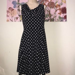 Black & White Polkadot Dress